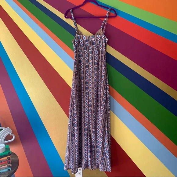 Sinéquanone Geometric Pattern Maxi Dress – Size S - Picture 2 of 8